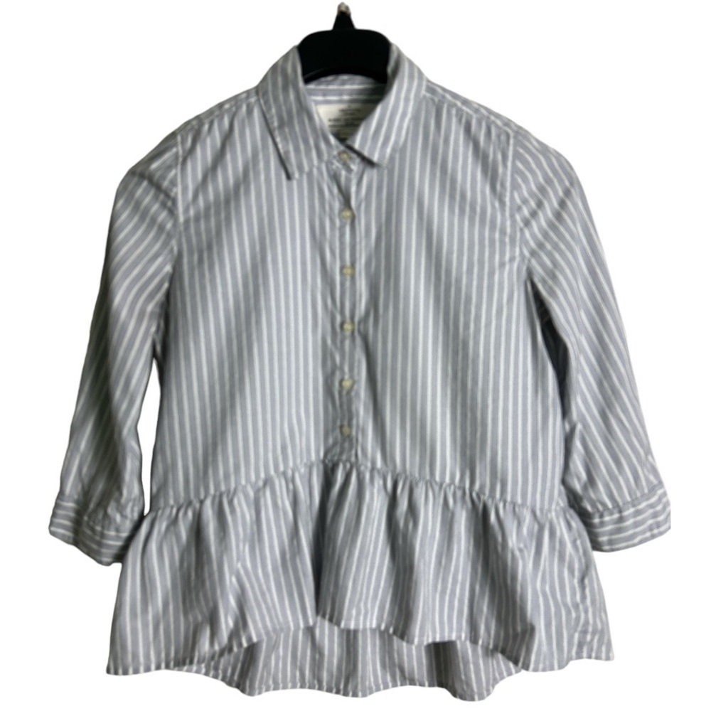 Trovata Birds of Paradise Chrissy Peplum Shirt Size XS